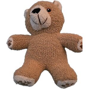 Kashwere Teddy Bear Tan 9" Stuffed Animal With Brown Sewn Paws Pre-owned